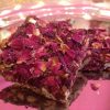 almonds with rose petals